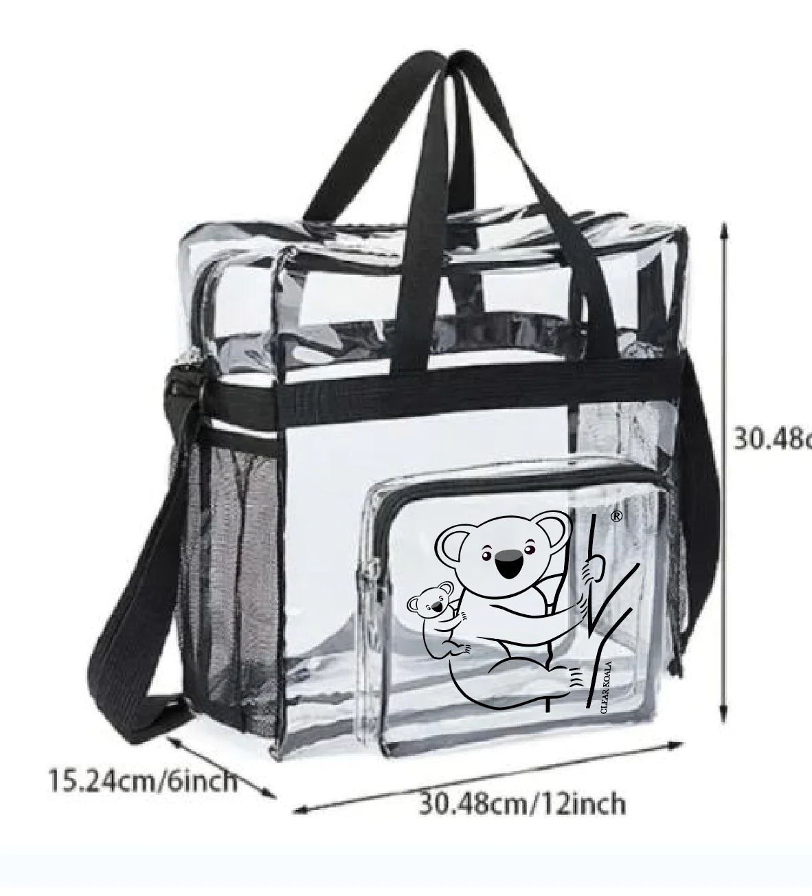 Transparent bag created for Colleges